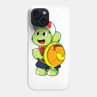 Turtle with Backpack & Cap Phone Case