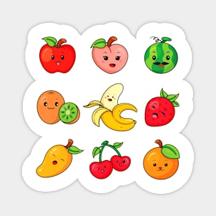 Happy Fruits Magnet