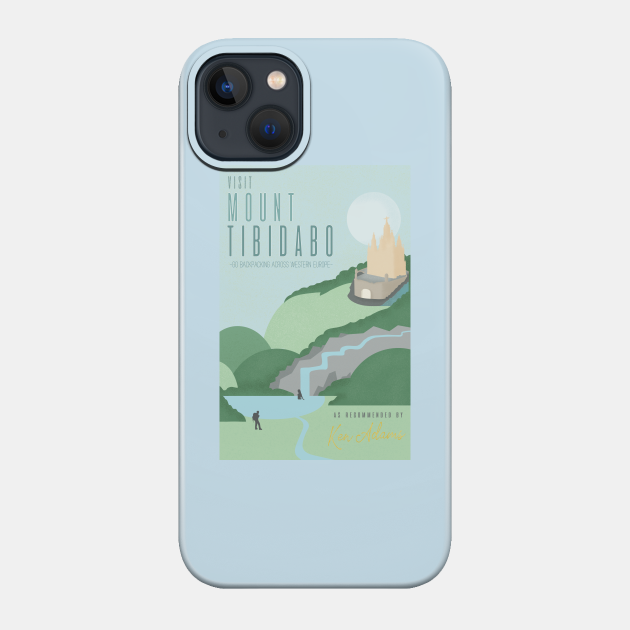 Mount Tibidabo - Friends Tv Show - Phone Case