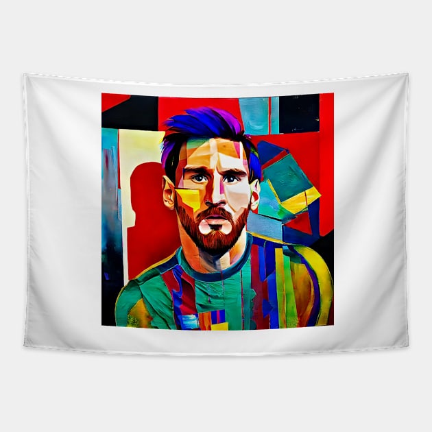 digital image  of Messi Tapestry by bogfl