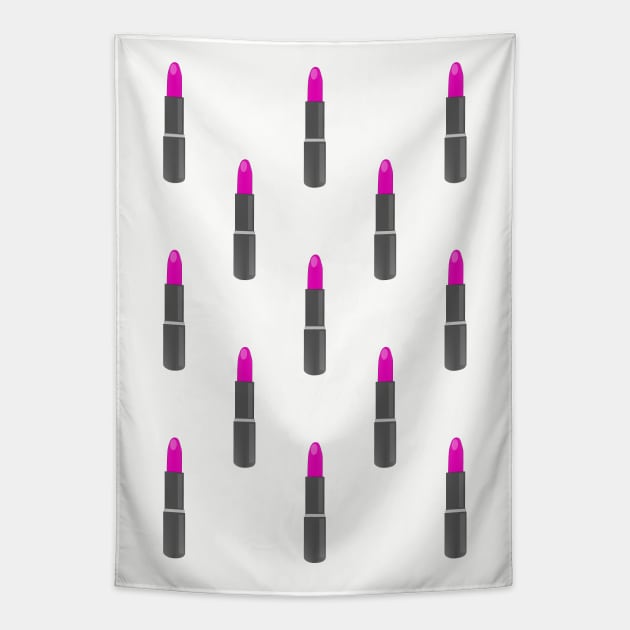 PINK Lipstick Tapestry by SartorisArt1