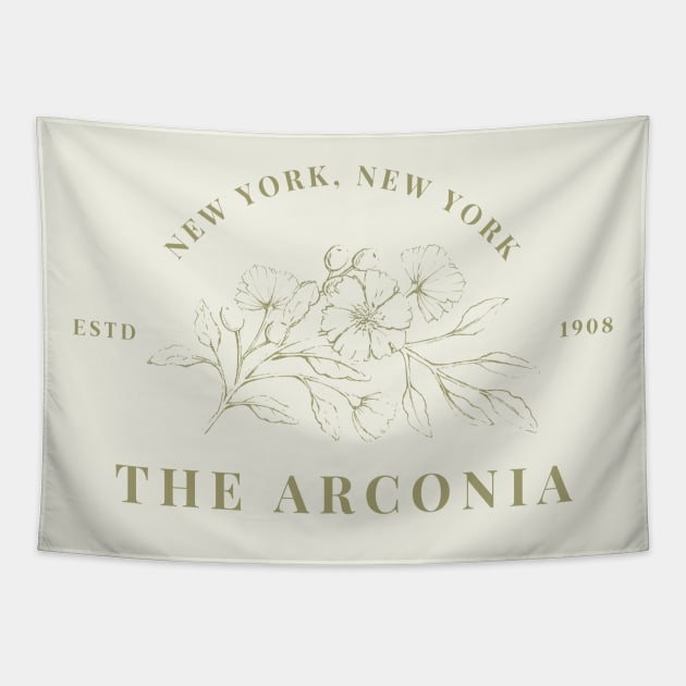 OMITB The Arconia New York City Est 1908 Tapestry by MalibuSun