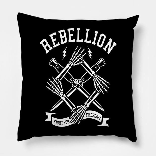 Rebellion Pillow by CRD Branding