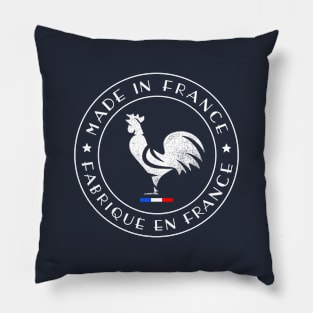 MADE IN FRANCE Gallic Rooster Two Stars Pillow