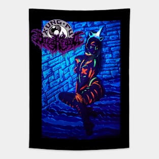 The Spritely One Blacklight Unicorn Tapestry