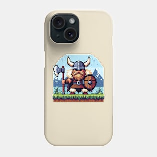 Olaf Viking Pixel Phone Case