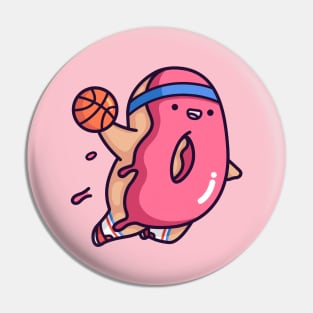 Pink Dunkin Donut Pin