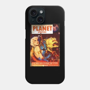 Sci-Fi cover Planet Stories (V2) Phone Case