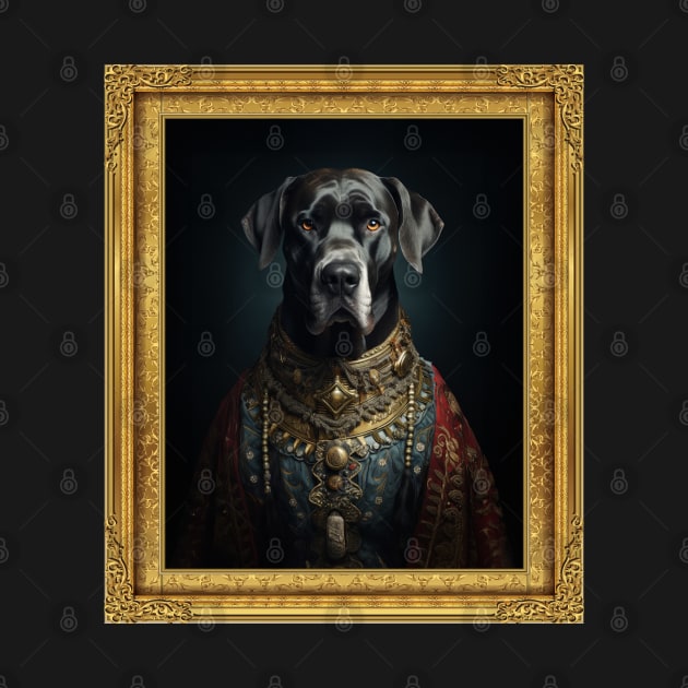 Great Dane - Medieval Tsar (Framed) by HUH? Designs