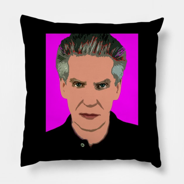 David Cronenberg Pillow by oryan80