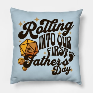 First Father's Day Dungeons & Dragons Dad Pillow