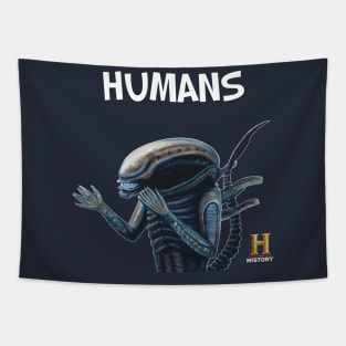 Funny Xenomorph Guy Tapestry