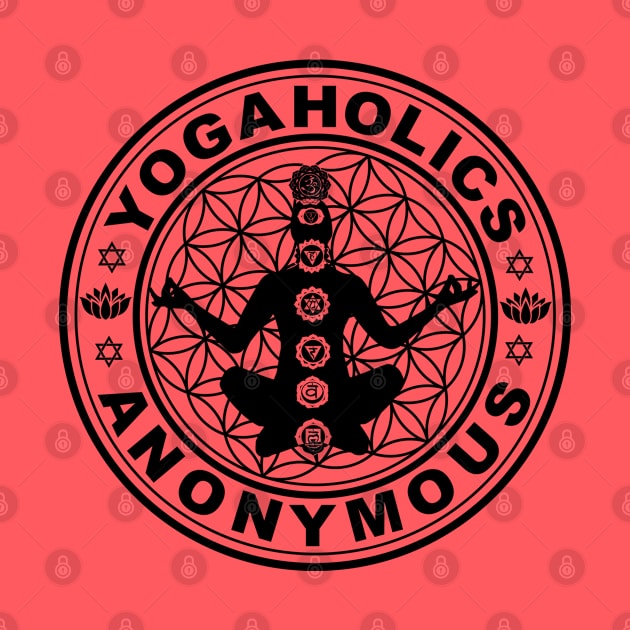 Yogaholics Anonymous - Funny Yoga by Nirvanax Studio