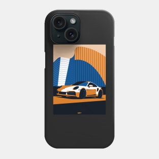 911 Turbo (Flaming Orange) Phone Case