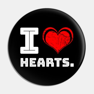 I Love Hearts Pin