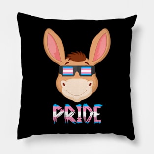 Donkey Transgender Flag Lgbt Pillow