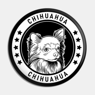 Long Haired Chihuahua Fan Gift Pin