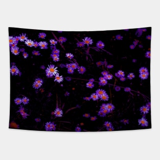 Field of trippy flowers Tapestry