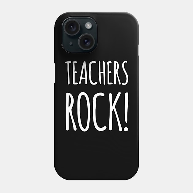 Teachers Rock! Phone Case by Mi Bonita Designs