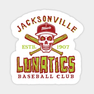 Jacksonville Lunatics Magnet