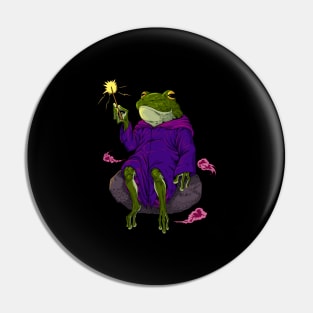 Wizard and magician - wizard frog Pin