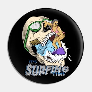 Its Surfing Time Pin