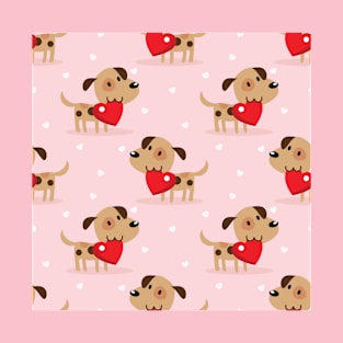 Puppy pattern T-Shirt