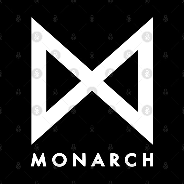 Monarch legacy of monster black and white logo by whatyouareisbeautiful