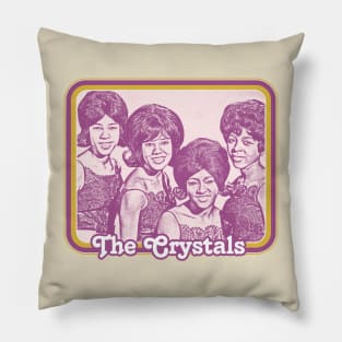 The Crystals //// Retro Girl Group Fan Design Pillow