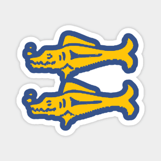 Blue Barracudas Magnet