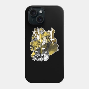 Funny Ghost Dark Yellow Phone Case