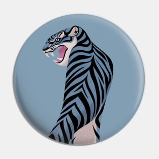 Angry tiger Pin