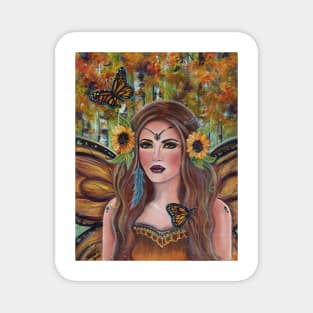 Autumn Fairy Queen By Renee Lavoie Magnet