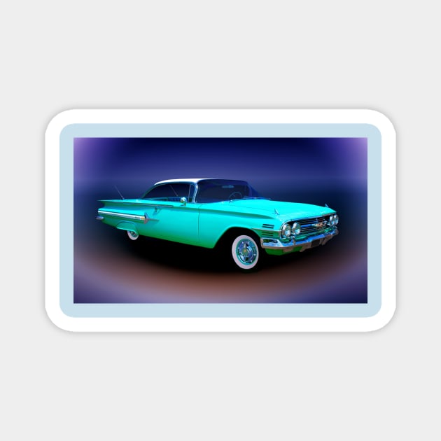 1960 Chevy Impala Sport Coupe Magnet by Burtney