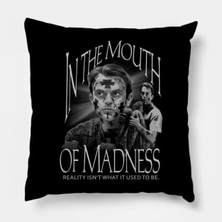 In The Mouth Of Madness, Classic Horror, (Black & White) Pillow