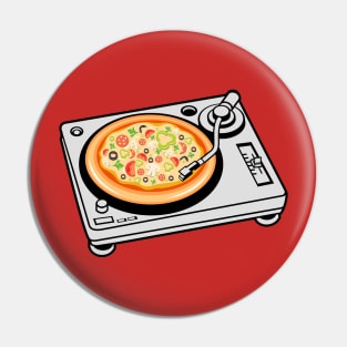 Pizza Scratch Music Pin