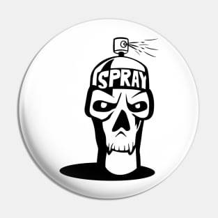 Skull Spray Pin