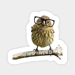 Funny Bird With Glasses Bird Nerd T-shirt Magnet