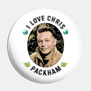 I Love Chris Packham Pin