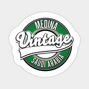 Medina saudi arabia vintage logo Magnet