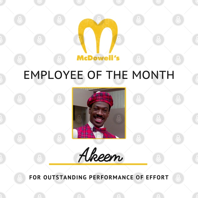 McDowell's Employee of the Month - Akeem by BodinStreet