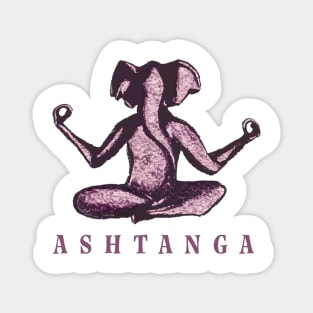 Ashtanga Yoga Elephant Magnet