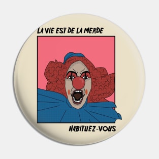 Villanelle With Life Is Sh*t In French Quote Pin