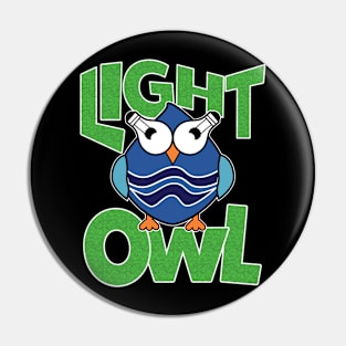 Light Owl Pin