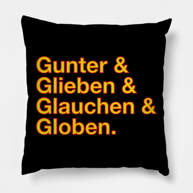 Pour Some Helvetica On Me Pillow by BlimpCo