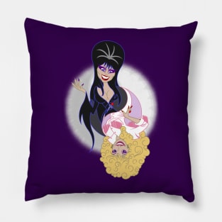 Yin and Yang Dolly Elvira Pillow