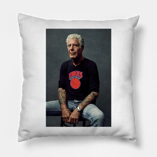 Anthony Bourdain Knicks Fan T-Shirt Pillow