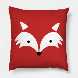 Minimal Fox Face Pillow