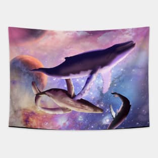 Space Whales Tapestry