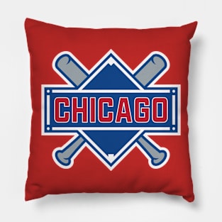 Chicago Cubs Baseball Pillow